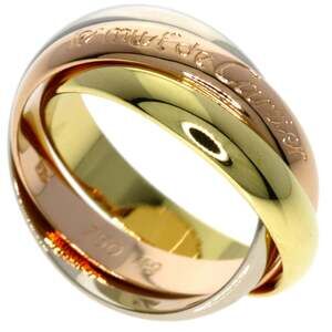 CARTIER Authentic 18k Gold Trinity Ring #49